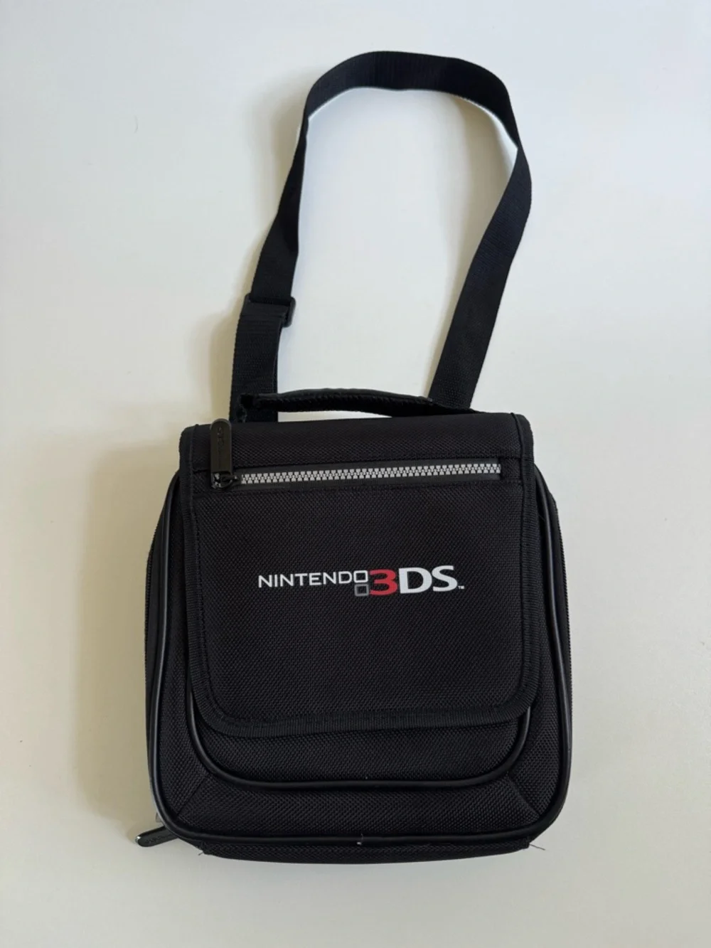 Nintendo 3DS Black Carry Case with Shoulder Strap